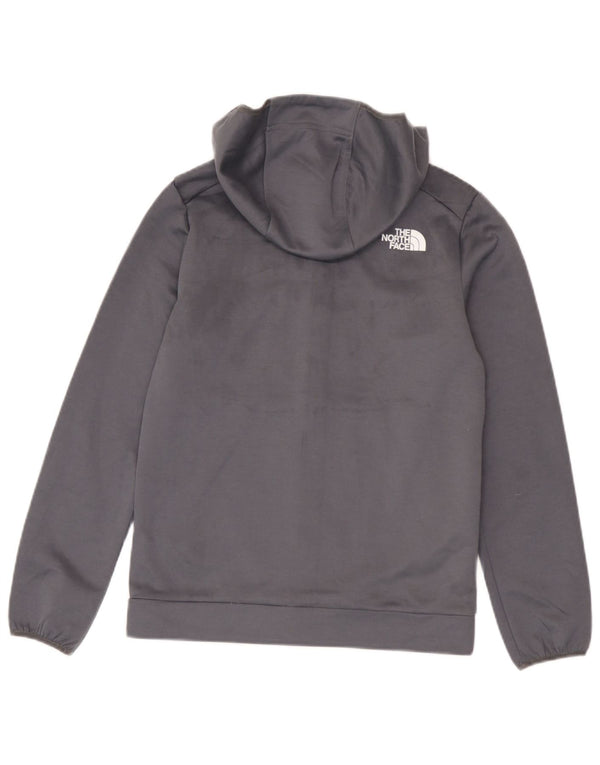 Chłopięcy sweter z kapturem i zamkiem The North Face, 14-15 lat, XL, szary, poliester