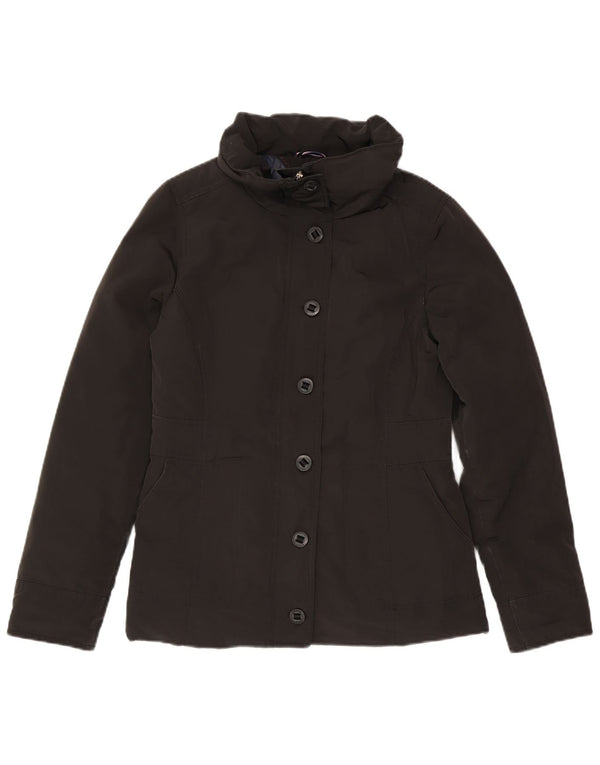 Damska ocieplana kurtka Tommy Hilfiger UK 14, średni czarny poliester