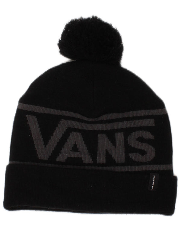Męska czapka beanie Vans z grafiką w jednym rozmiarze, czarna, akrylowa z blokami kolorów
