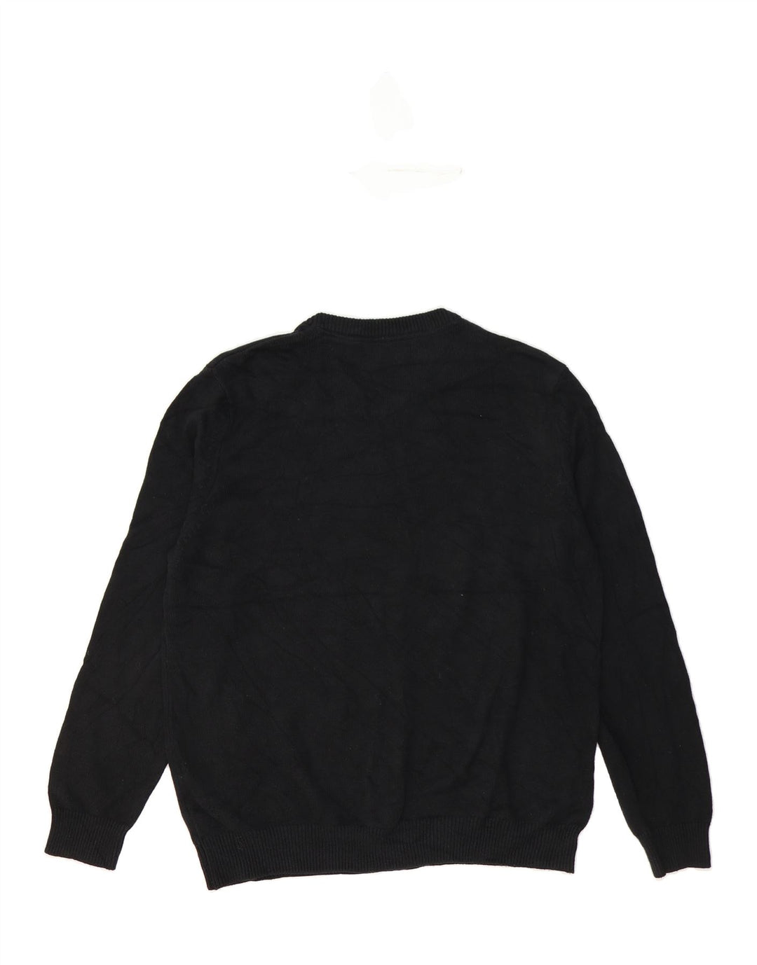 IZOD Mens V-Neck Jumper Sweater XL Black Cotton Vintage Izod and Second-Hand Izod from Messina Hembry 