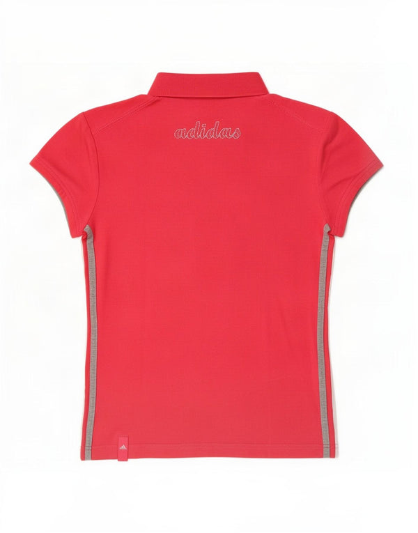 Damska koszulka polo Adidas Graphic UK 8 Small Pink Cotton