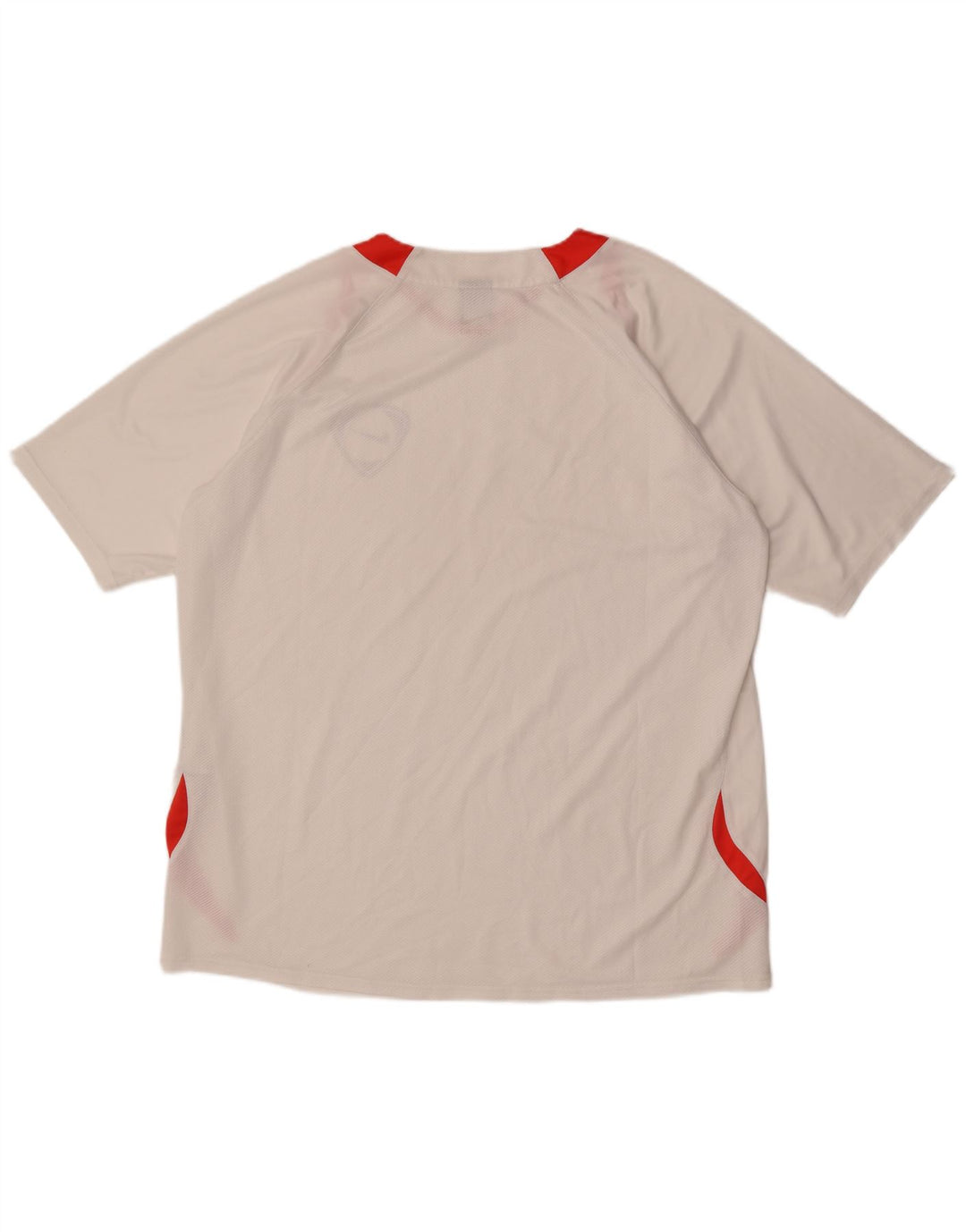 Koszulka męska Nike Top UK 47/48 2XL Biały poliester z blokami kolorów