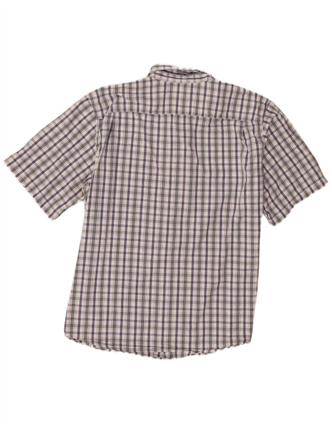 Koszula męska z krótkim rękawem Wrangler XL, bawełniana, w białą kratkę