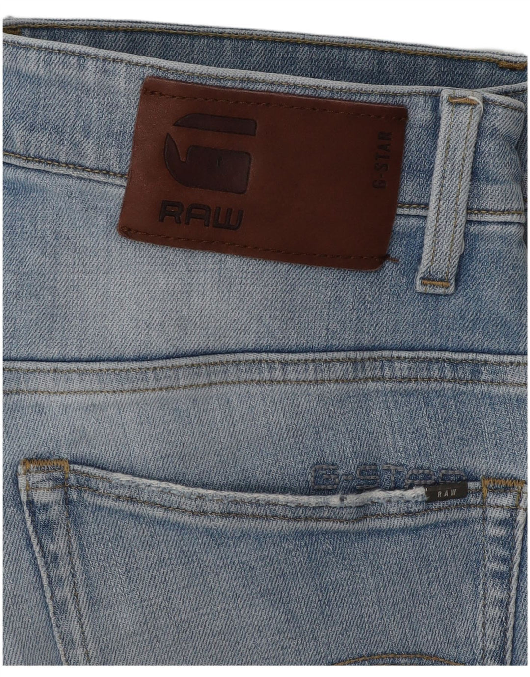 Męskie jeansy G-Star 3301 Slim W30 L32 Niebieskie