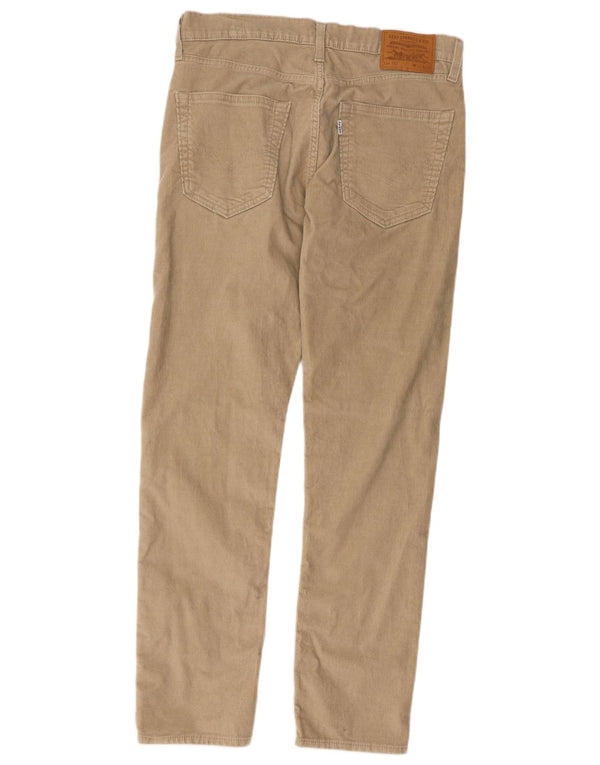 Męskie spodnie sztruksowe Levi's 502 W32 L32 Beżowa bawełna