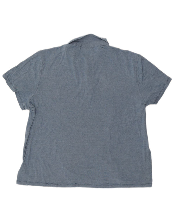 Męska koszulka polo Michael Kors 2XL niebieska bawełna