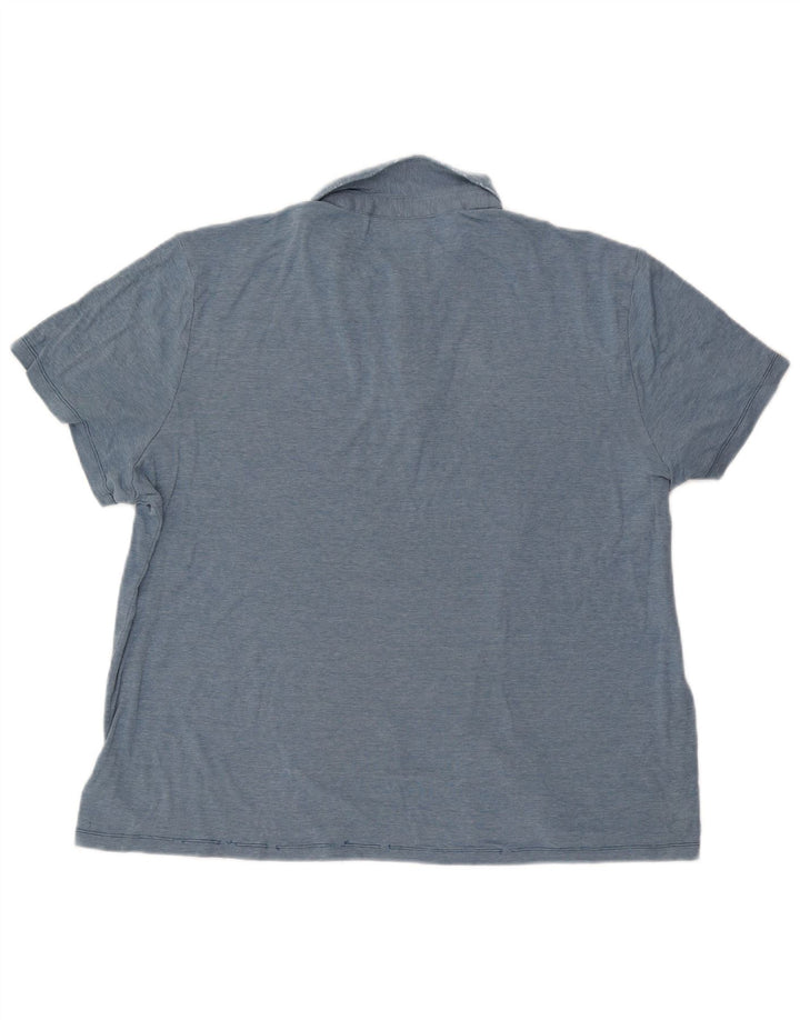 Męska koszulka polo Michael Kors 2XL niebieska bawełna