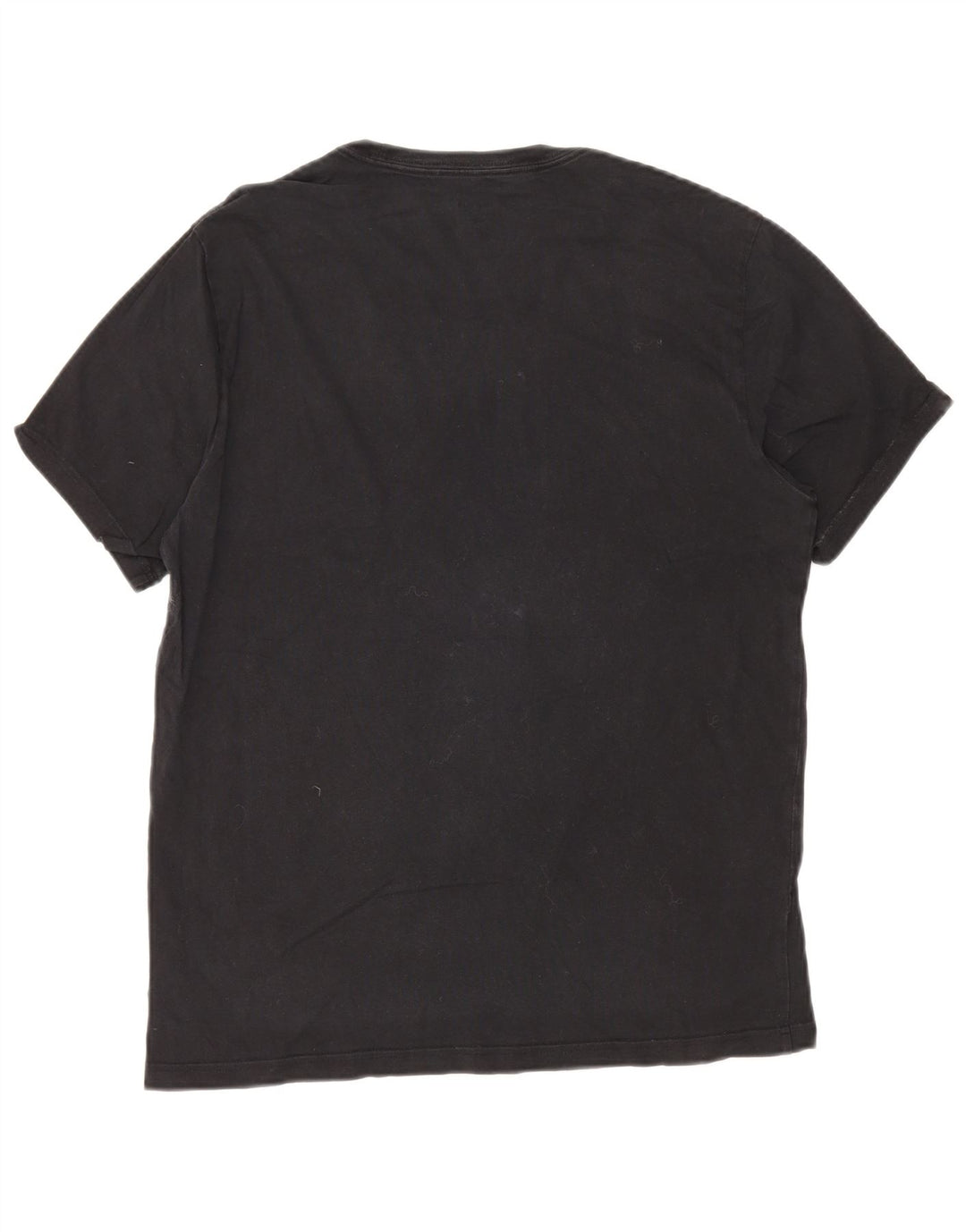 CONVERSE Męski T-shirt z grafiką, średni, granatowy, bawełniany