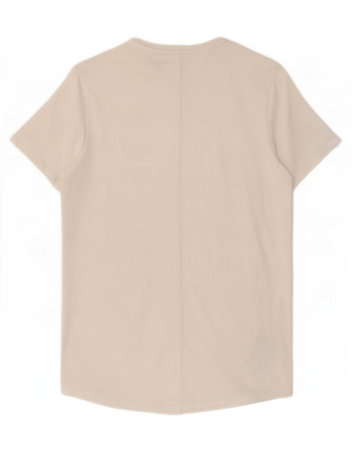 T-shirt męski Tommy Hilfiger Top, średni, biały, bawełniany