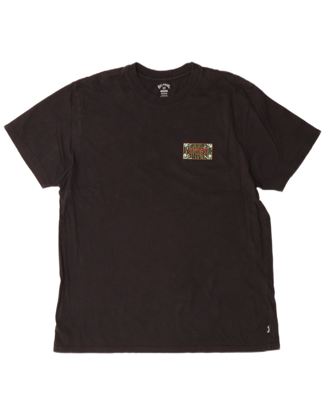 Męski T-shirt z grafiką Billabong, duży, czarny, bawełniany