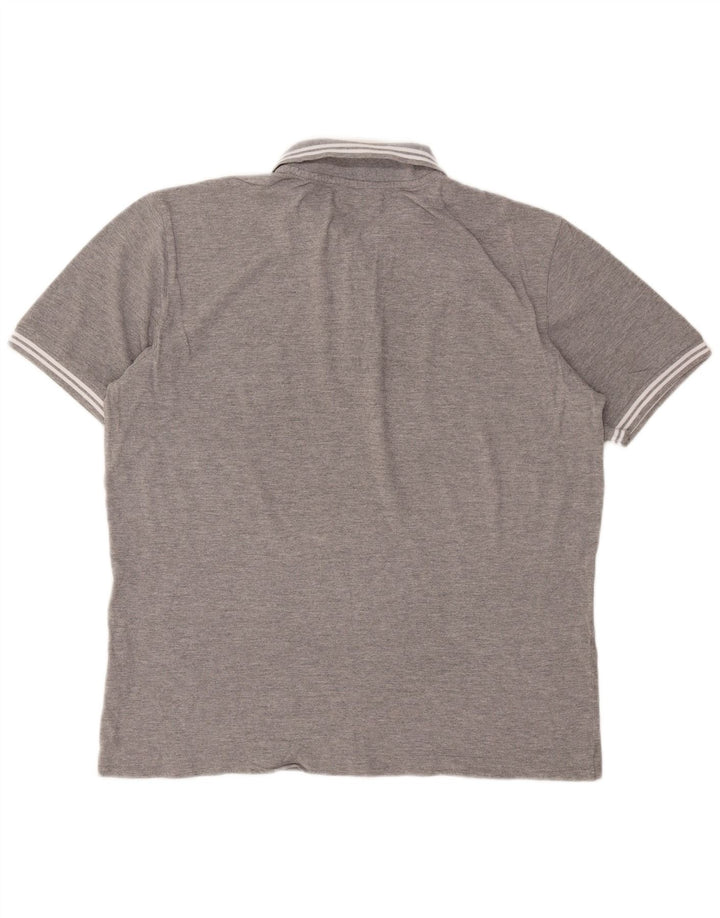 Męska koszulka polo Kappa XL, szara bawełna