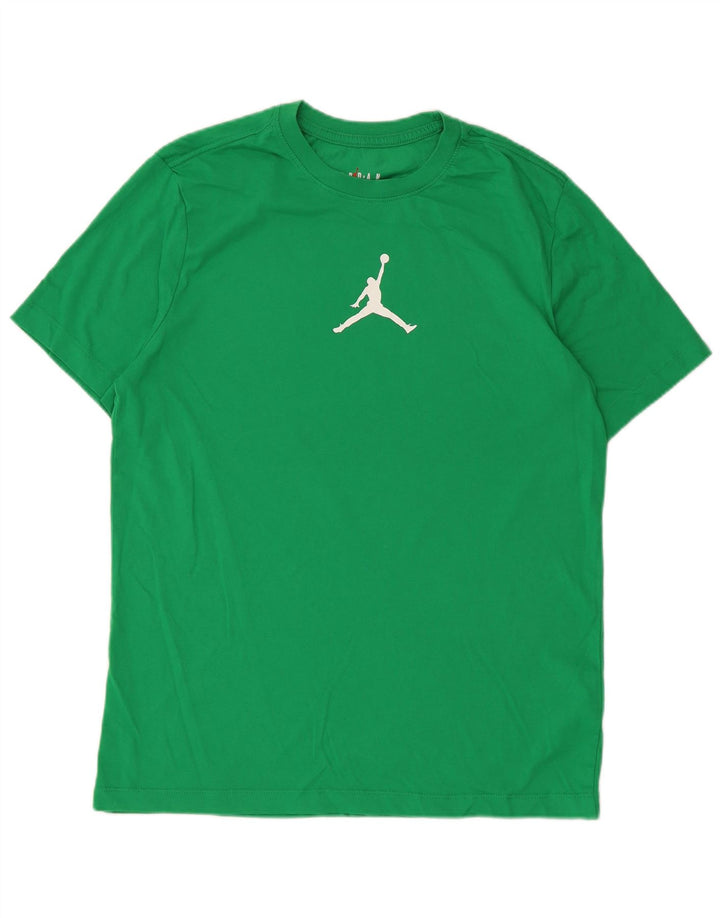 T-shirt męski Jordan, bawełniany, średni zielony