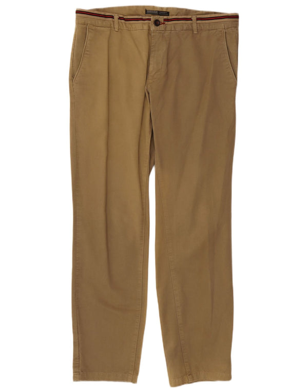 Męskie spodnie chino Zara EU 46 XL W36 L32 Khaki Cotton