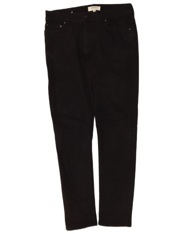 Jeansy damskie Reiss W30 L32 Czarne bawełniane