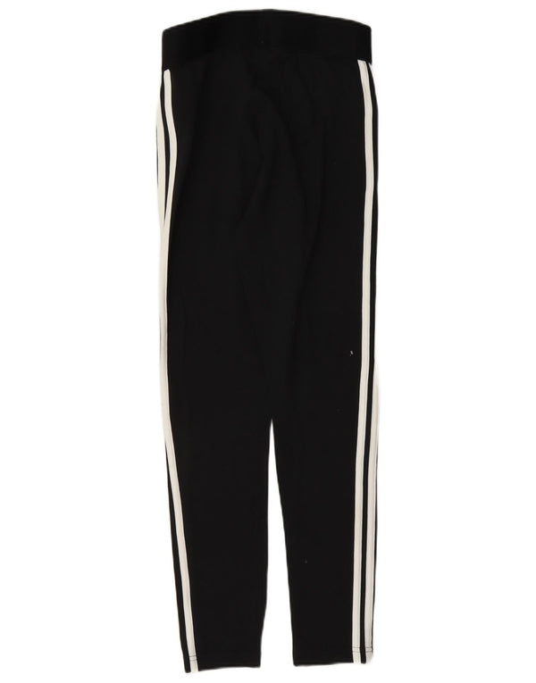 Legginsy damskie Adidas Slim Fit UK 8/10, małe, czarne, bawełniane