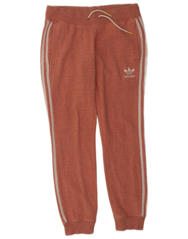 Damskie spodnie dresowe Adidas Joggers UK 12 Średnioróżowe bawełniane