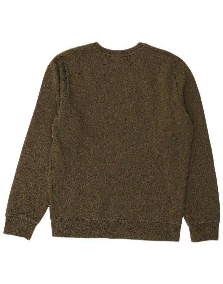 SUPERDRY Męski sweter bluzowy, duży, bawełniany khaki