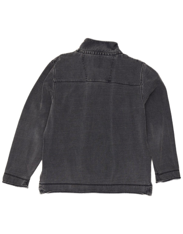 Crew Clothing Męska bluza z zamkiem błyskawicznym, sweter XL, granatowa, bawełniana