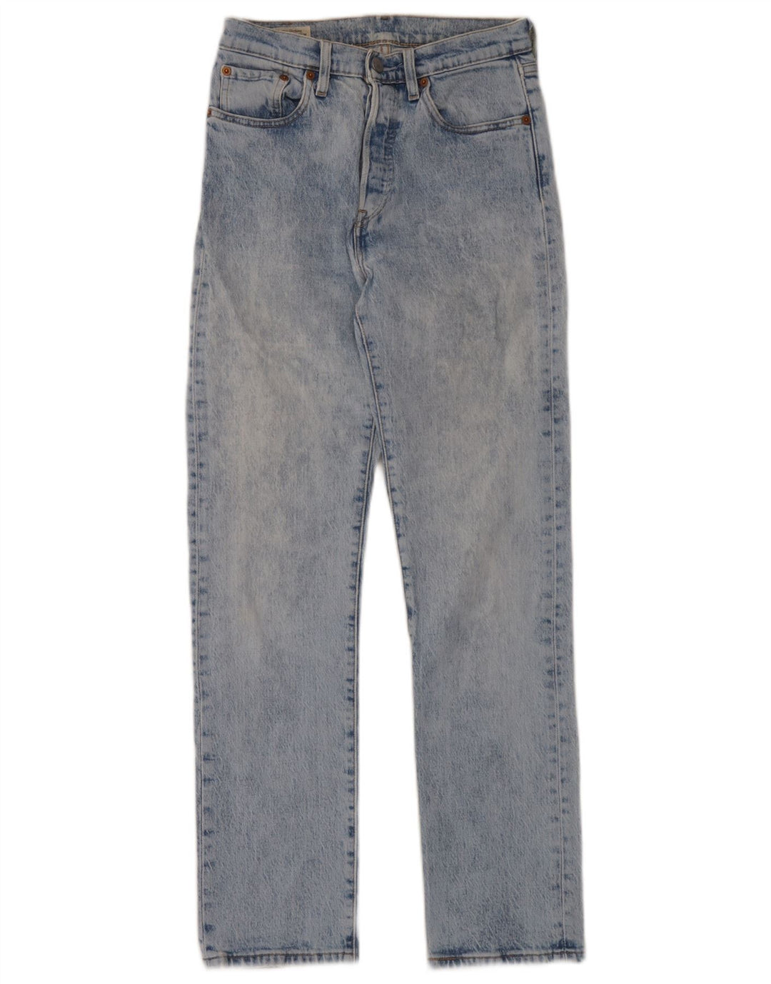 Damskie jeansy Levi's Slim W25 L30 Niebieskie bawełniane