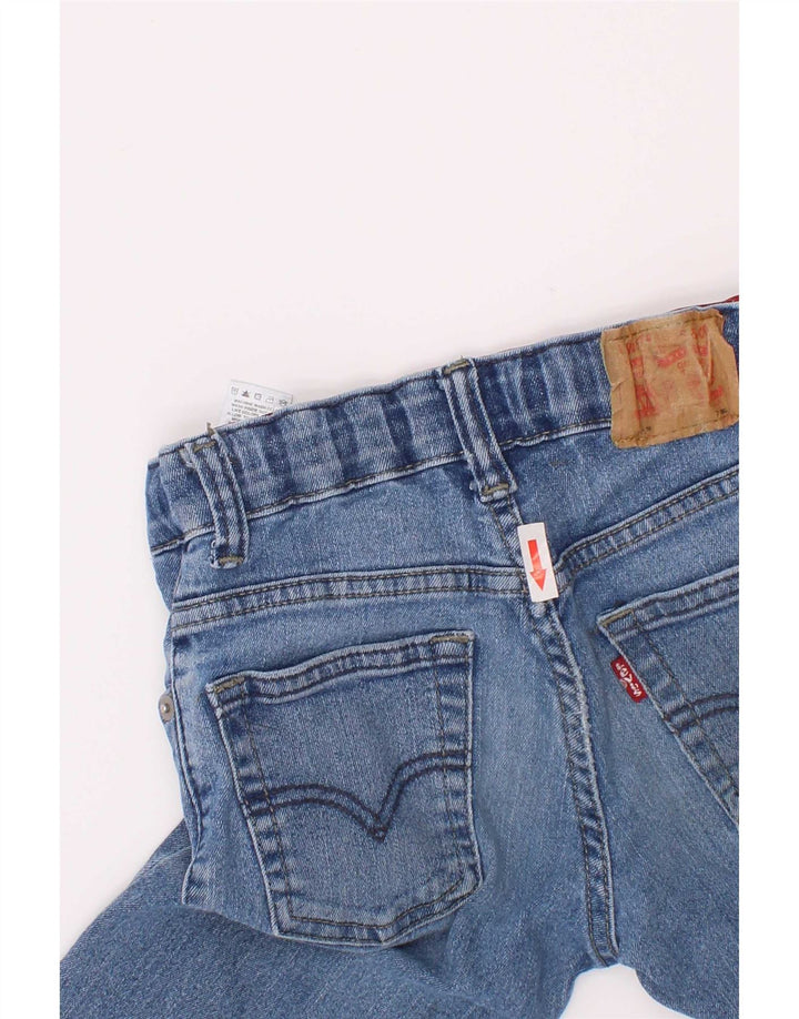Chłopięce dżinsy Levi's z przetarciami, proste, 6-7 lat W22 L21, niebieska bawełna