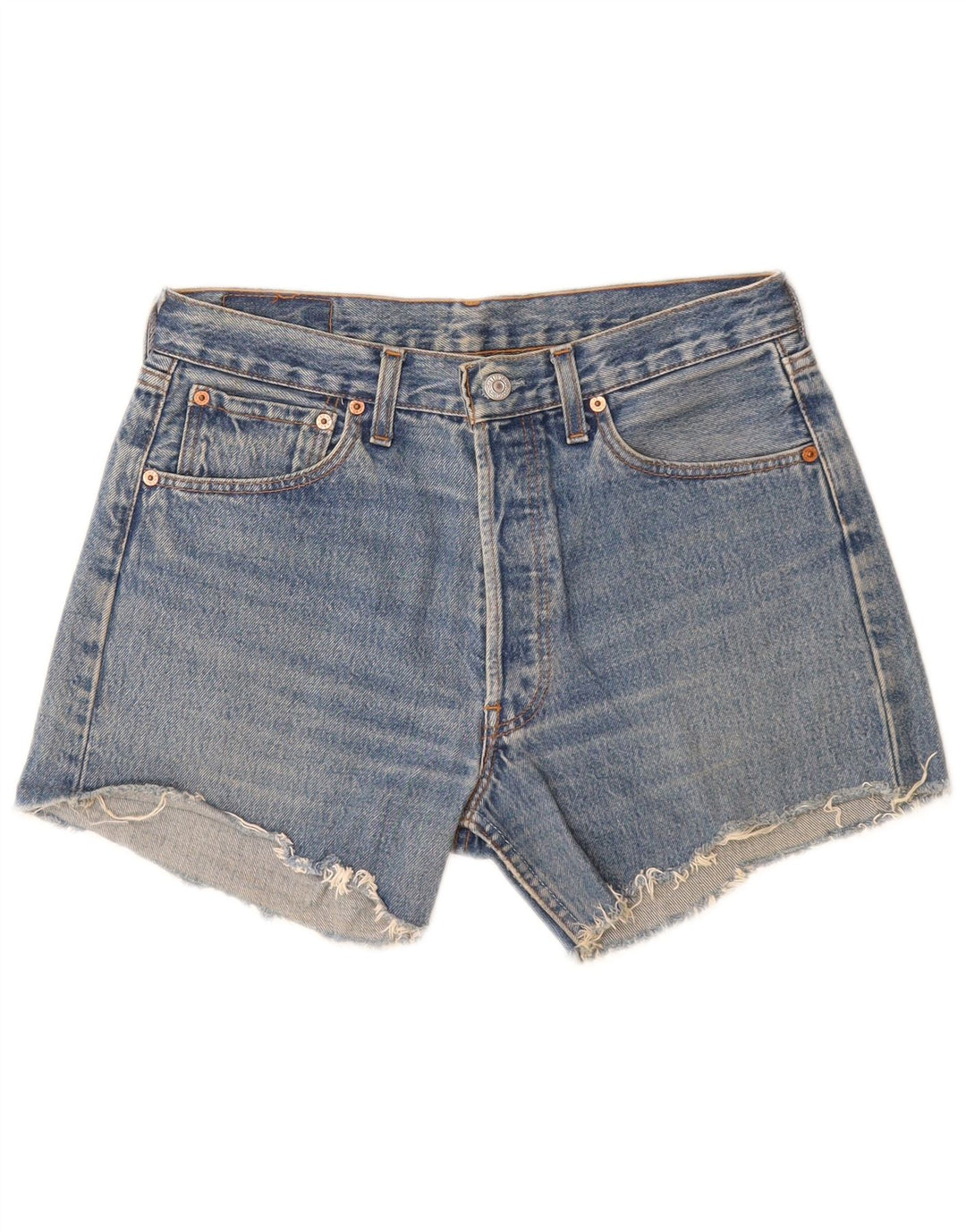 Damskie spodenki jeansowe Levi's 501 W32, duże, niebieskie