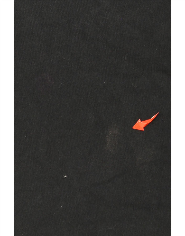 Męski T-shirt All Saints o swobodnym kroju z grafiką, mały, czarny, bawełniany