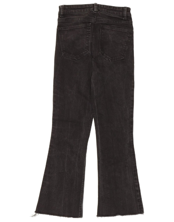 Damskie jeansy rozkloszowane Zara EU 36 XS W26 L26 Czarna bawełna