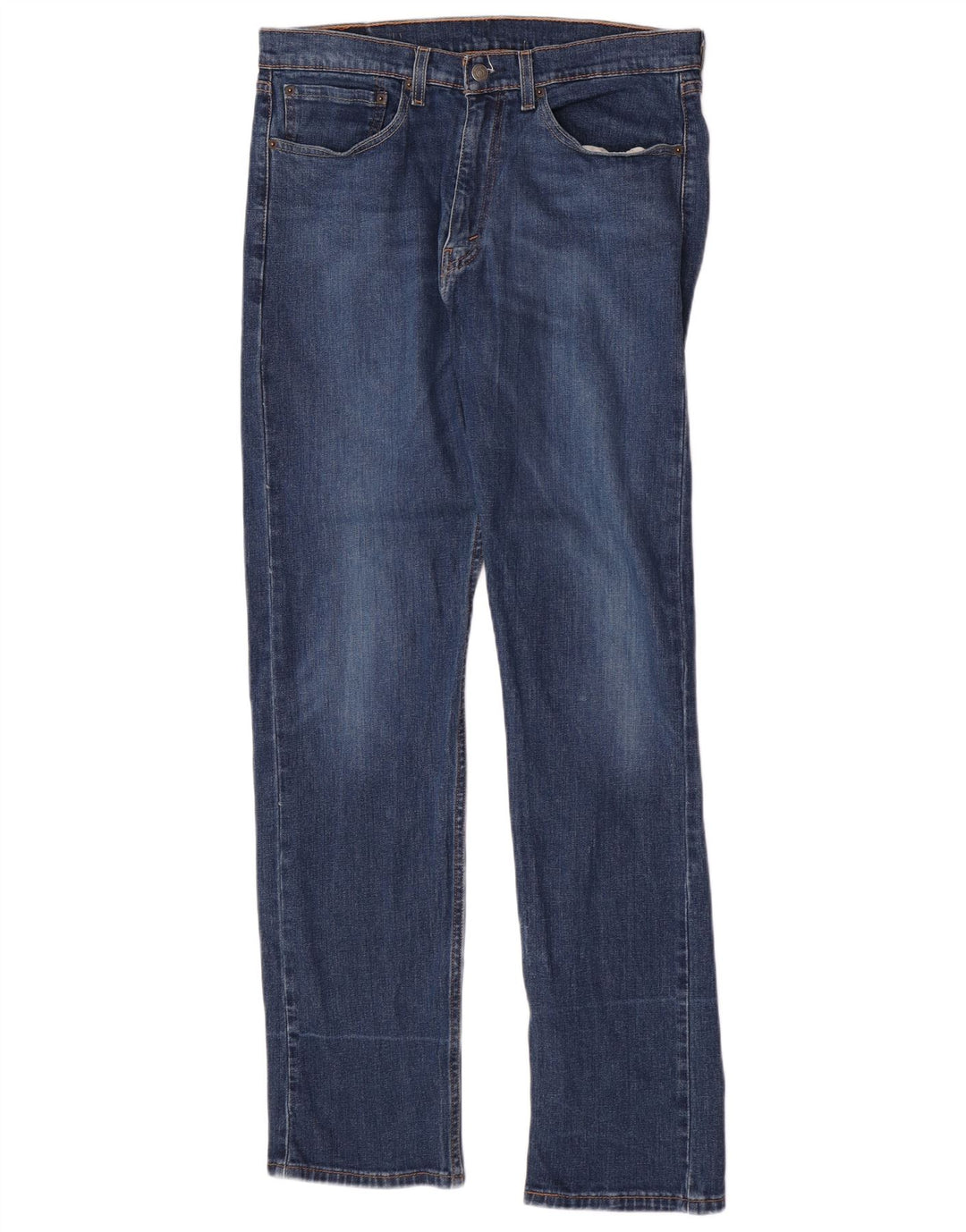 Męskie jeansy Levi's 505 Straight W34 L34 Niebieskie bawełniane