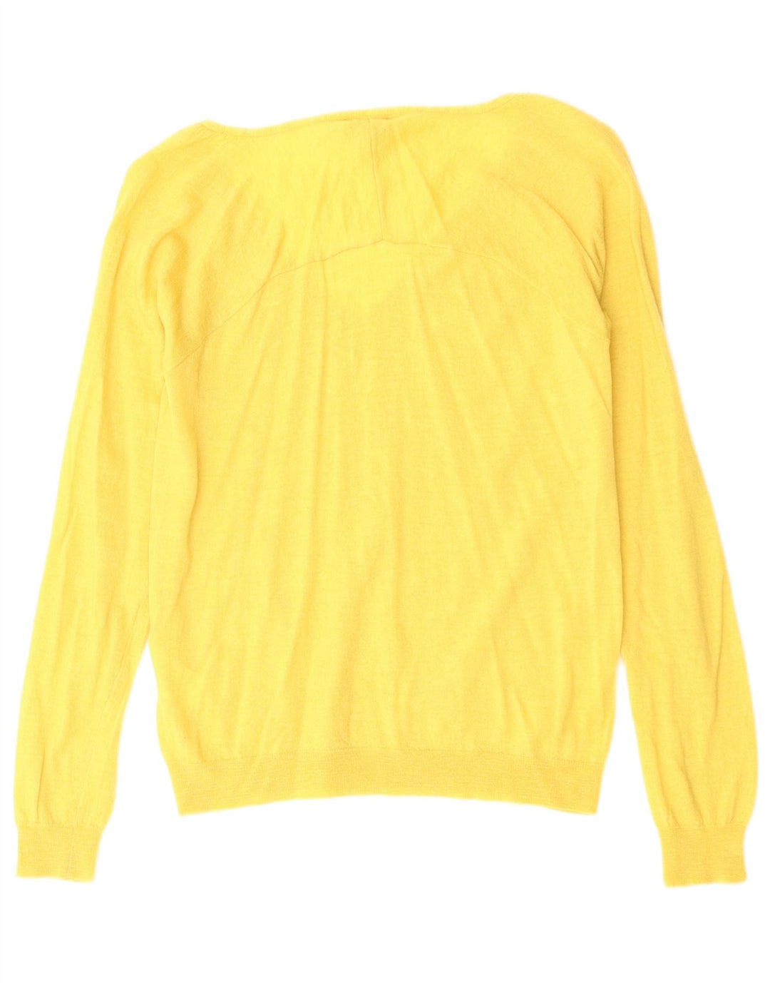 Sweter damski Hobbs z dekoltem w kształcie litery V, UK 12, średnia żółta wełna