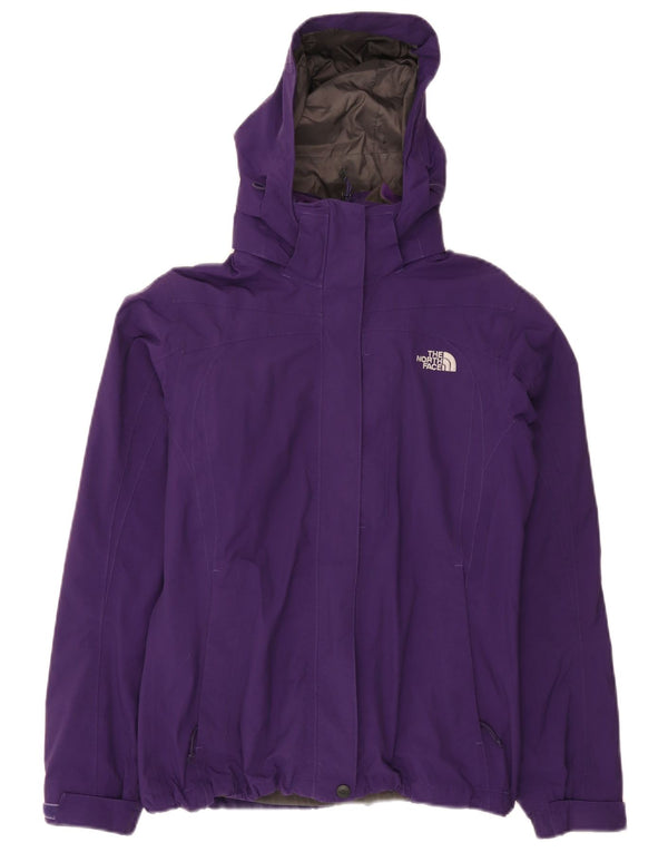 Damska kurtka wiatrówka z kapturem The North Face UK 10, mała fioletowa
