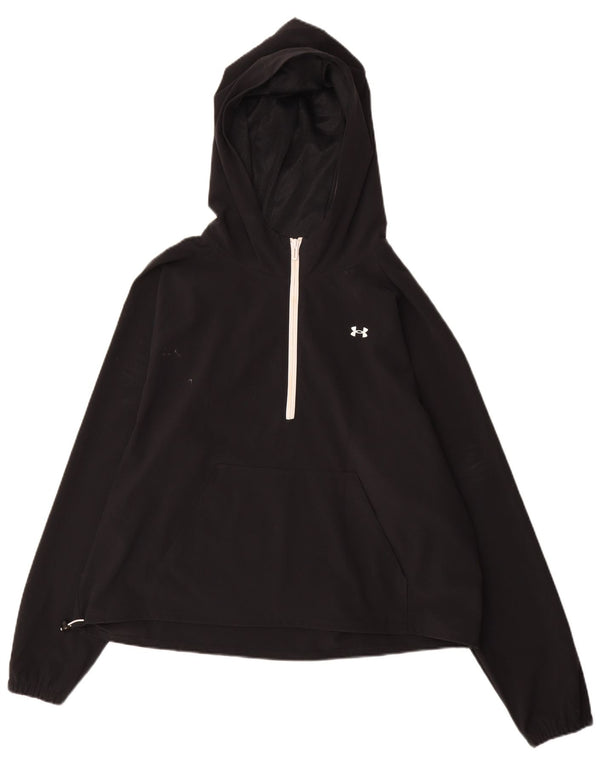 Damski sweter z kapturem i zamkiem Under Armour UK 18 XL, czarny poliester