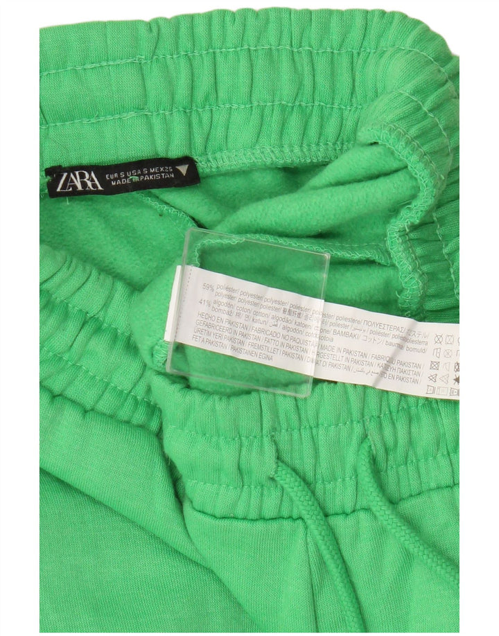 Damskie spodnie dresowe Zara Joggers UK 10 Small Green Poliester