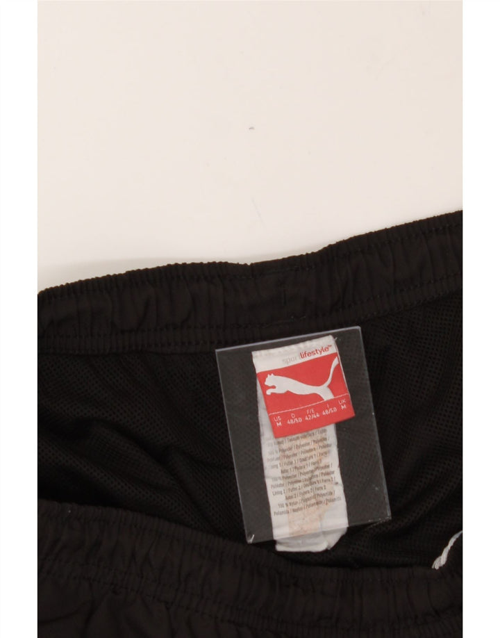 PUMA Mens Tracksuit Trousers Joggers Medium  Black Polyester Vintage Puma and Second-Hand Puma from Messina Hembry 