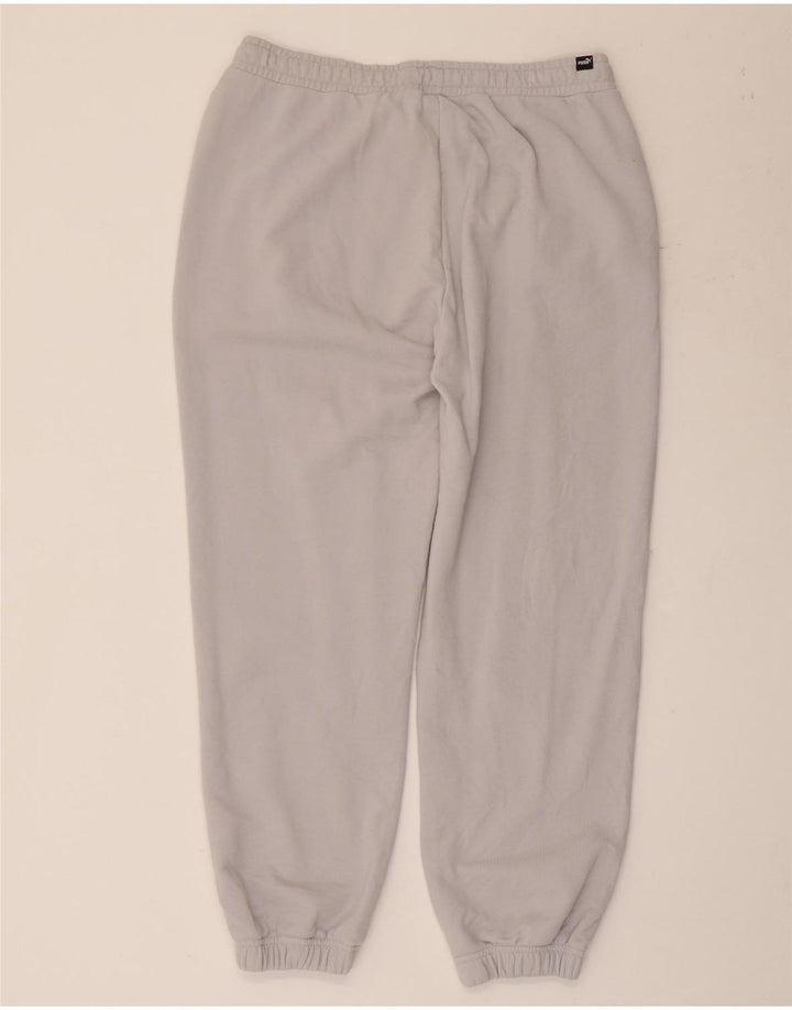Męskie spodnie dresowe Puma Joggers, średnioszare, bawełniane