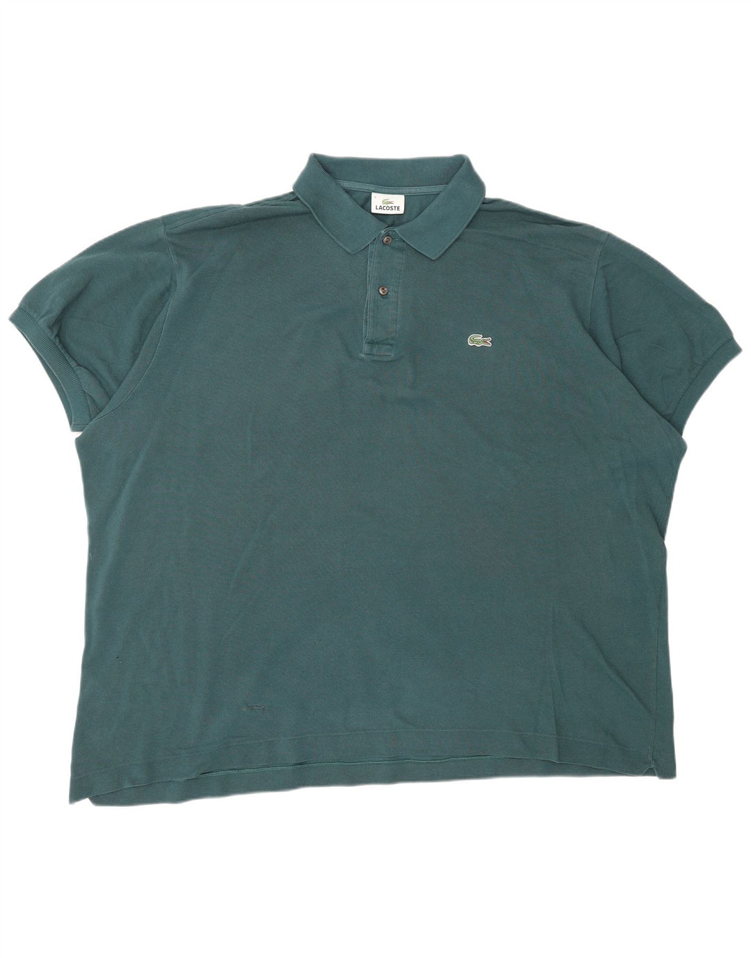 Męska koszulka polo LACOSTE, rozmiar 9, 4XL, zielona bawełna