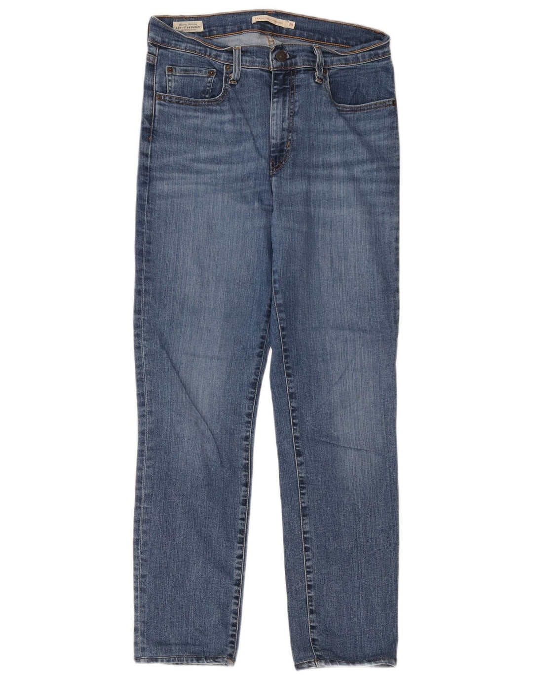 Damskie jeansy Levi's 724 z wysokim stanem i prostym W29 L28 Niebieskie