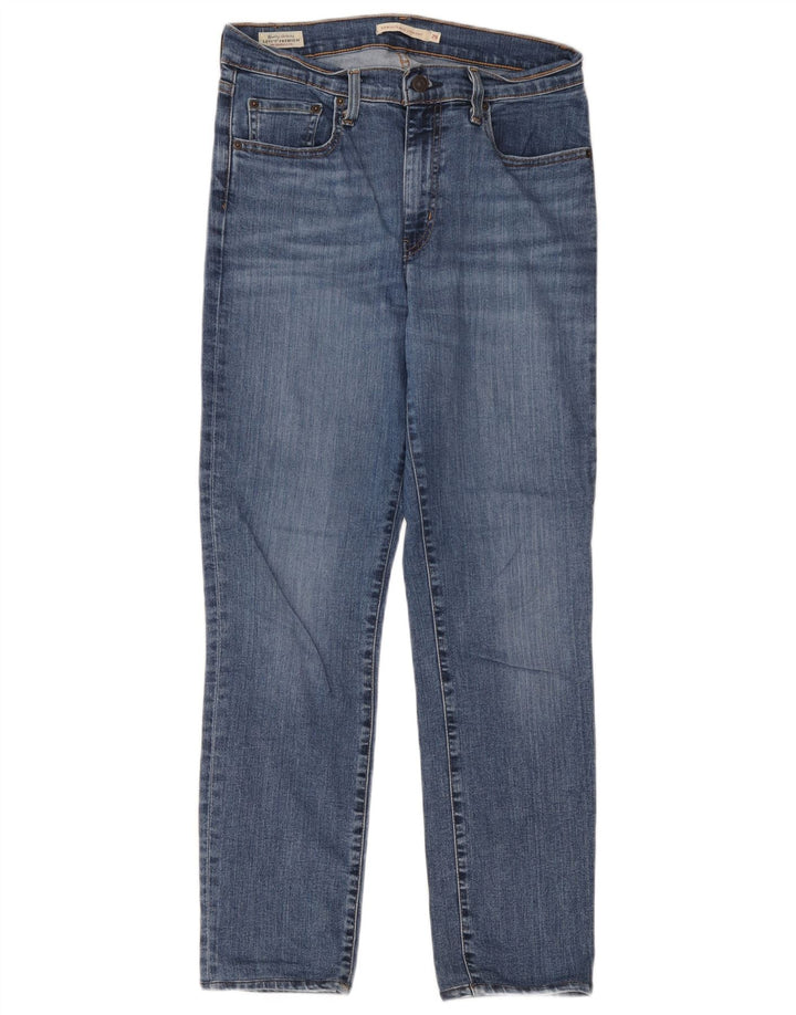Damskie jeansy Levi's 724 z wysokim stanem i prostym W29 L28 Niebieskie