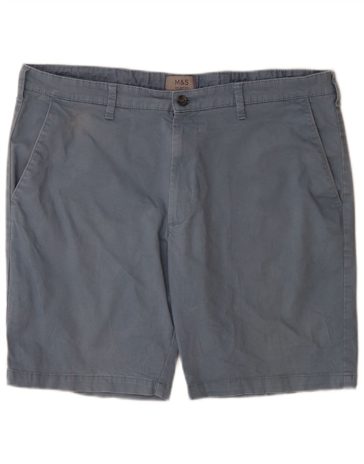 Męskie spodenki Chino Marks & Spencer W38 XL, niebieskie