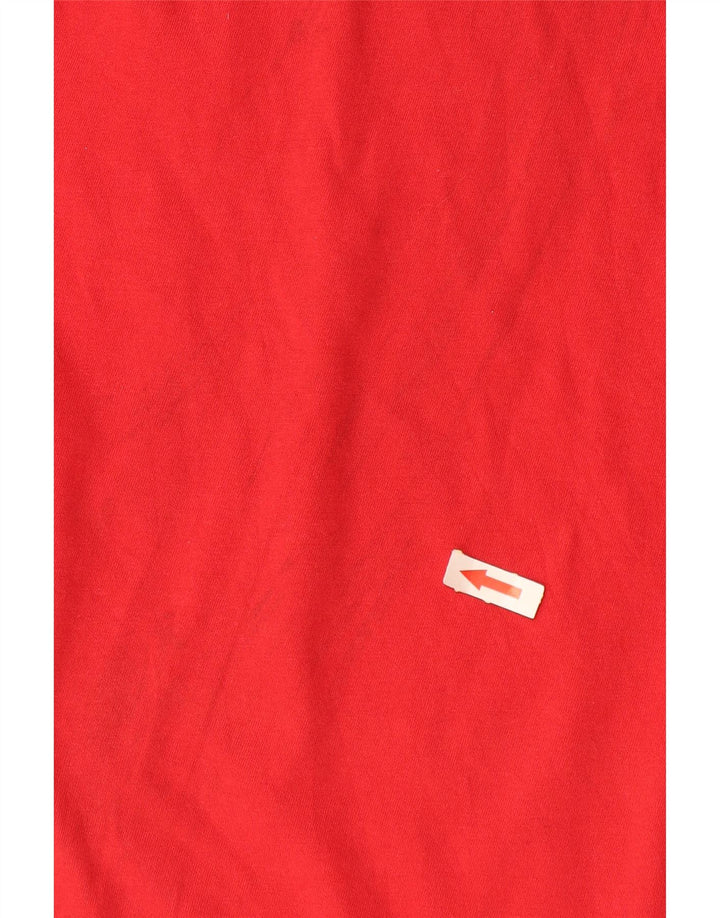 T-shirt męski Nike, bawełniany, średni czerwony