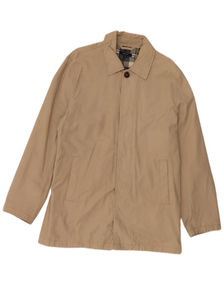 GANT Mens Overcoat UK 38 Medium Beige