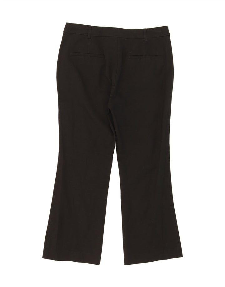 MASSIMO DUTTI Womens Bootcut Casual Trousers EU 42 Large W32 L26 Black Vintage Massimo Dutti and Second-Hand Massimo Dutti from Messina Hembry 
