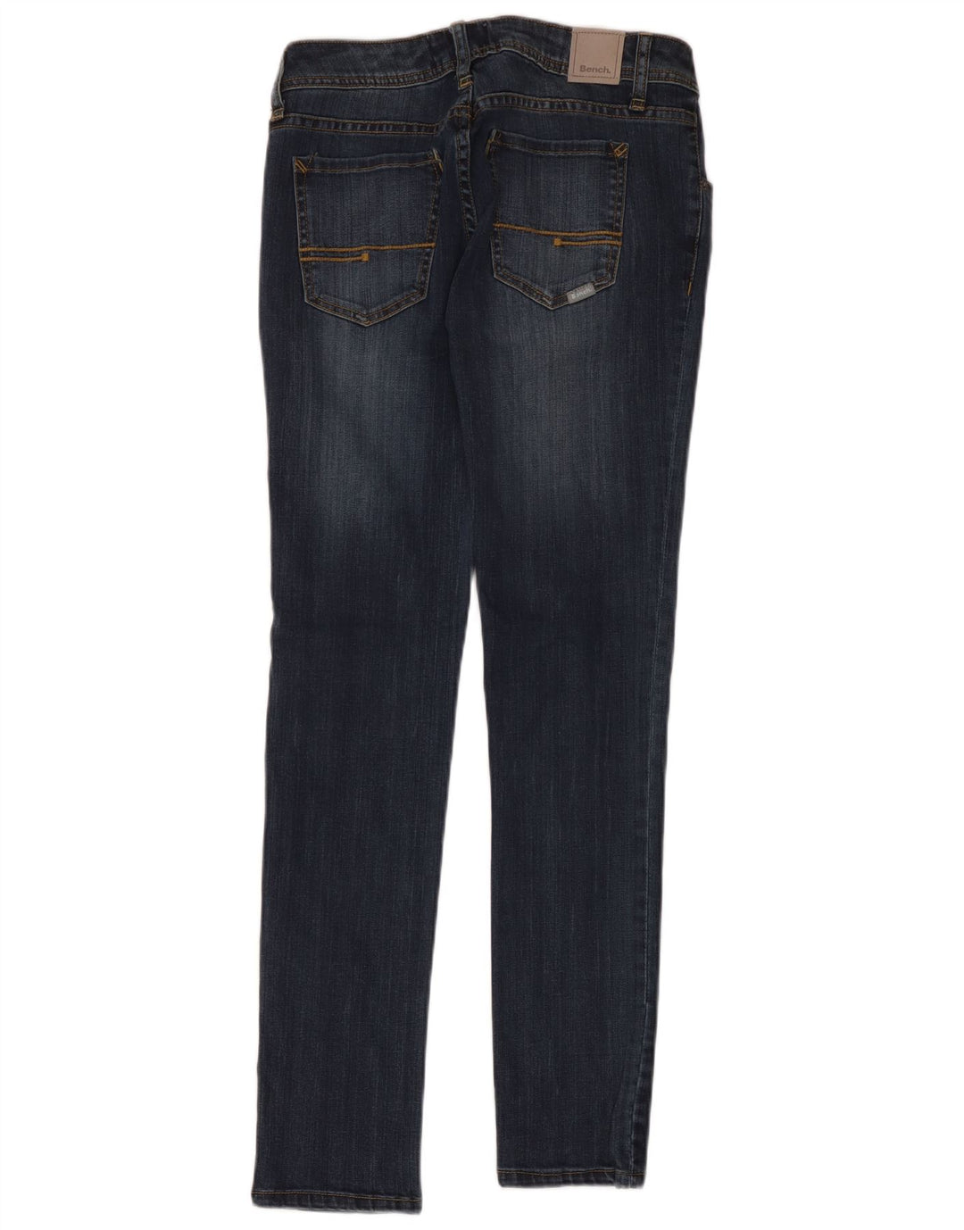 Damskie jeansy skinny Bench W28 L32 Granatowa bawełna