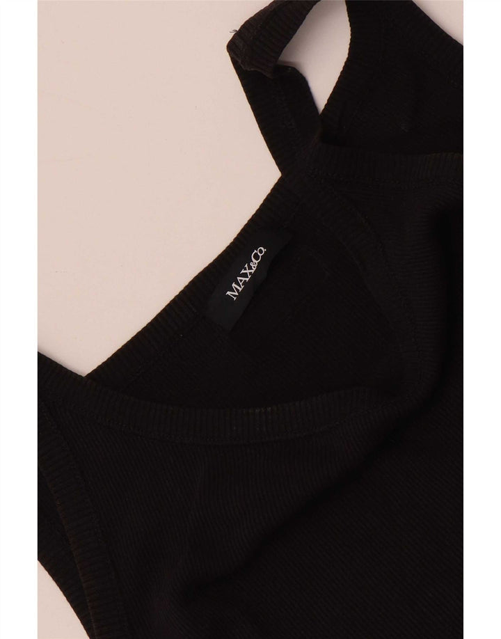 Damski top na ramiączkach Max & Co. UK 4 XS, czarny