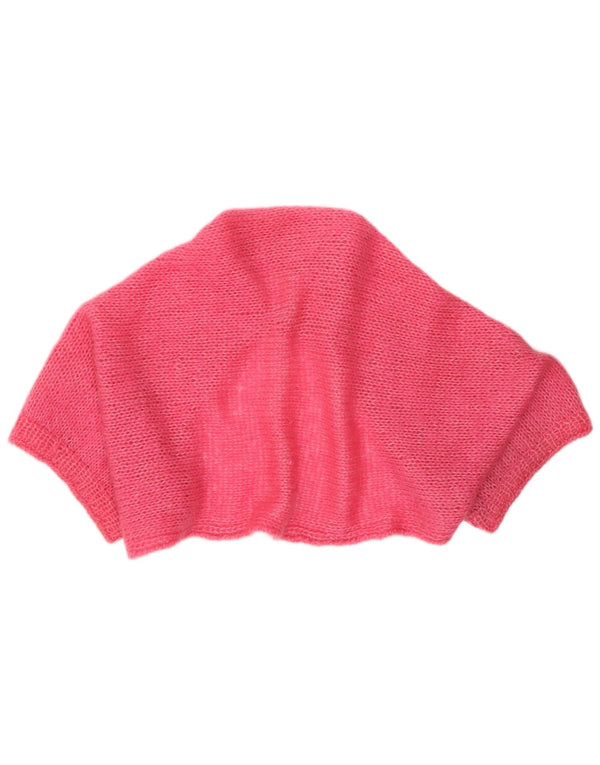 Vintage damski sweter bolerko w jednym rozmiarze różowy