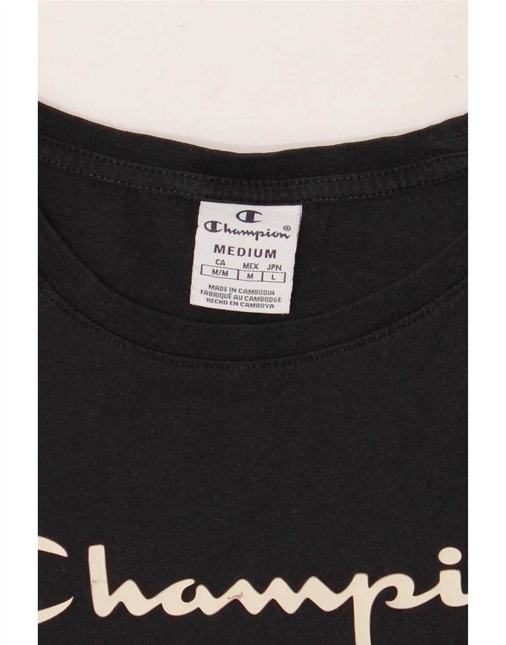 Damska koszulka graficzna Champion Top UK 12 Medium Black