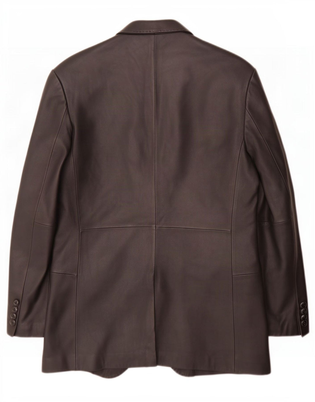 Ben Sherman Męska skórzana marynarka zapinana na 3 guziki UK 40, duża czarna