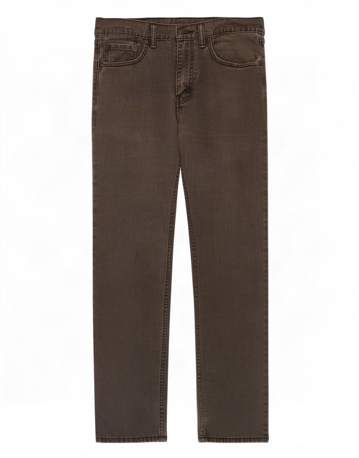 Męskie dżinsy Levi's 505 Straight W32 L30 Szara bawełna