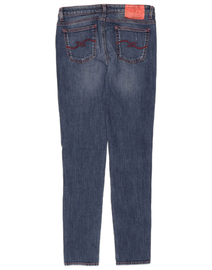 Damskie jeansy Skinny Trussardi W30 L31 niebieskie