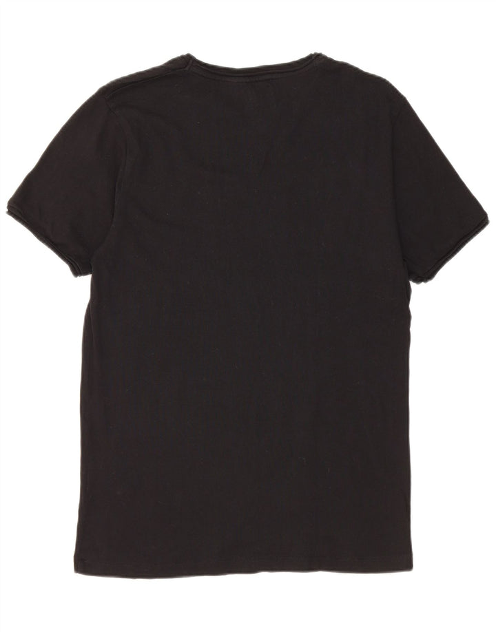 T-shirt męski Zara, mały, czarny