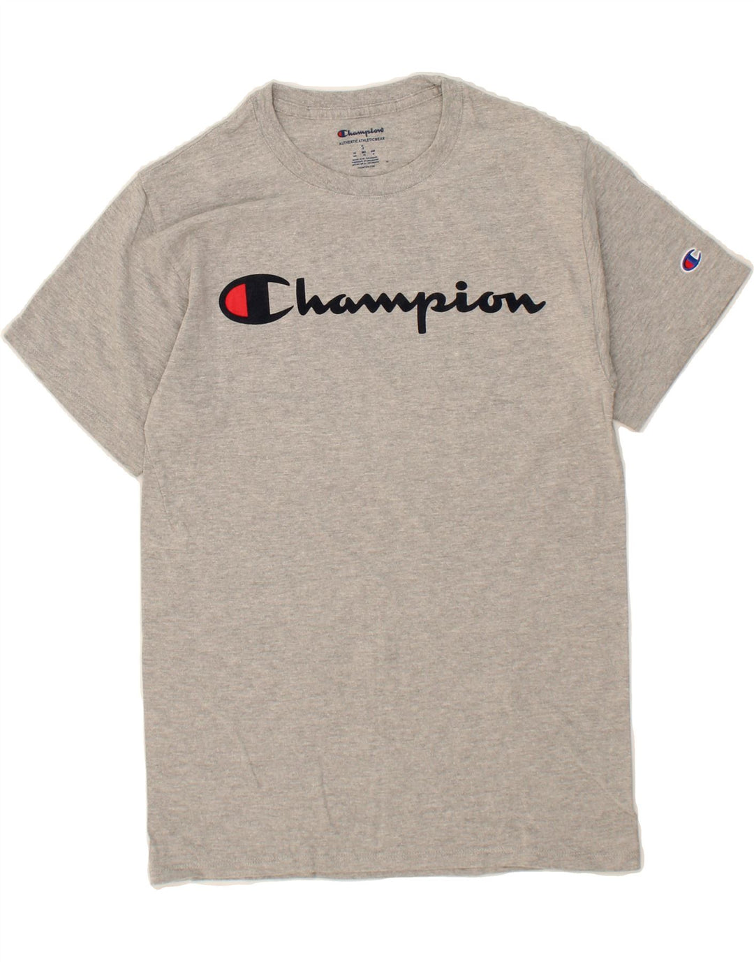 CHAMPION Mens Graphic T-Shirt Top Small Grey Cotton Vintage Champion and Second-Hand Champion from Messina Hembry 